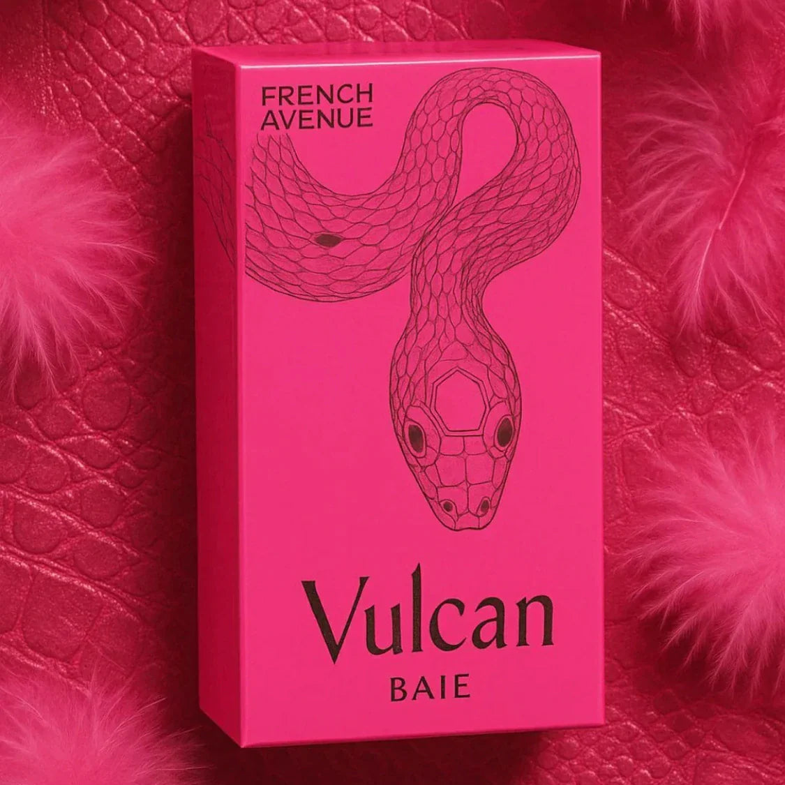 French Avenue Vulcan Baie packaging