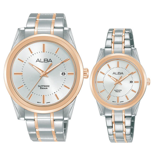 Alba Couple Watch AS9V20X1 & AH7EE8X1