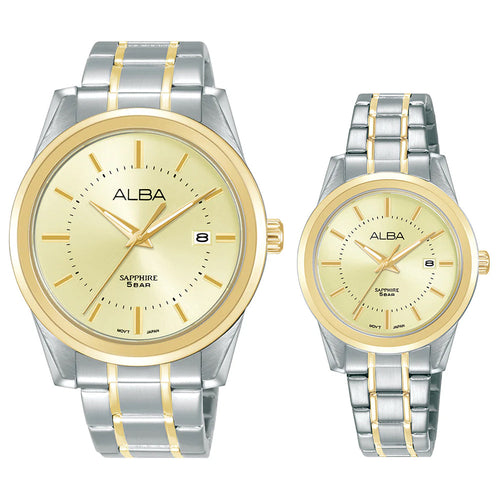 Alba Couple Watch AS9V22X1 & AH7EF2X1