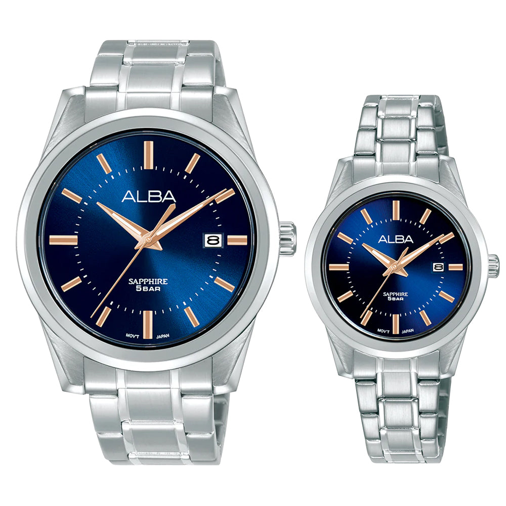 Alba Couple Watch AS9V23X1 & AH7EE9X1